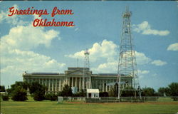 Greetings from Oklahoma Oklahoma City, OK Postcard Postcard