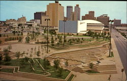 Convention Center Skyline Fort Worth, TX Postcard Postcard