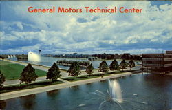 General Motors Technical Center Warren, MI Postcard Postcard