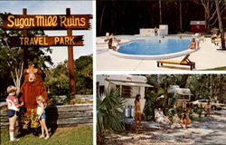 Sugar Mill Ruins Travel Park New Smyrna Beach, FL Postcard Postcard