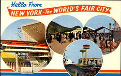 Hello from New York - The World's Fair City Postcard Postcard