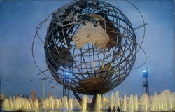 Theme Symbol of the World's Fair Postcard