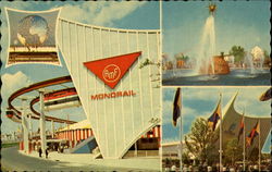 AMF Monorail New York 1964 NY Worlds Fair Postcard Postcard