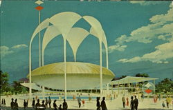 Johnson's Wax Pavillion New York World's Fair 1964-1965 1964 NY Worlds Fair Postcard Postcard