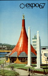 expo67 Pavilion of Ethiopia Postcard