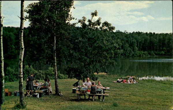 Picnic Spot on Lake Storman Dunseith North Dakota