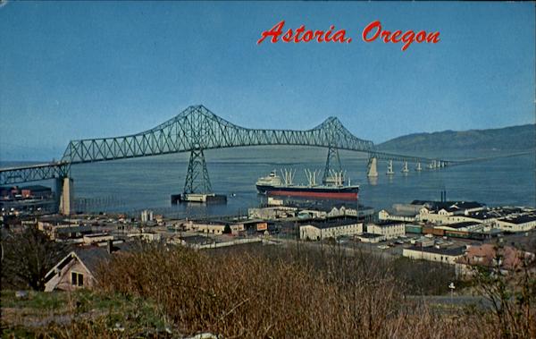 Bridge Over Columbia River - Astoria, Oregon
