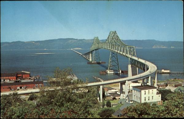 New Bridge Across the Columbia River Astoria Oregon