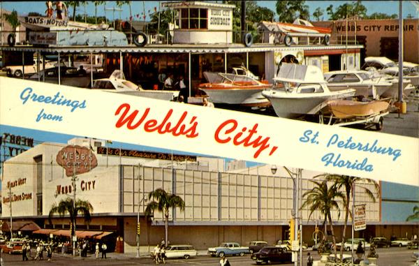 Greetings from Webb's City St. Petersburg Florida
