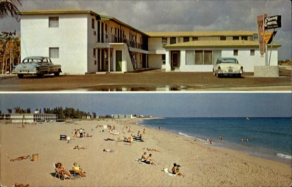 Ebony Motel & Restaurant in the Palm Beaches Riviera Beach Florida