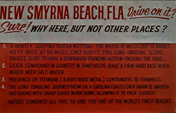 New Smyrna Beach, Fla Daytona Beach Florida