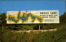 Devils Lake Postcard