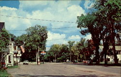 Main Street, Andover, Maine Postcard