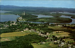 Aerial view of Princeton, Maine Postcard Postcard