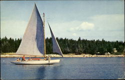 Goose Cove Lodge Deer Isle, ME Postcard Postcard