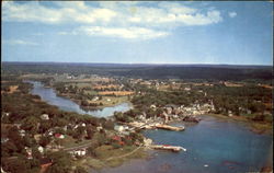 Newcastle-Damariscotta Area of Maine Postcard