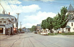 Main Street Greenville, ME Postcard Postcard