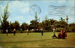 Sporty Sunset Golf and Country Club on Snell Isle Postcard