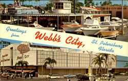 Greetings from Webb's City Postcard