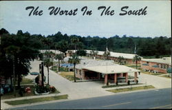 Thomas Motel and Restaurant "The Worst in the South" Postcard
