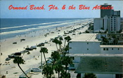 Ormond Beach, Fla. & the Blue Atlantic Postcard
