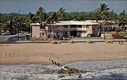 Ellwyn Motel Deerfield Beach, FL Postcard Postcard