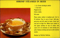 Shrimp Steamed in Beer Postcard