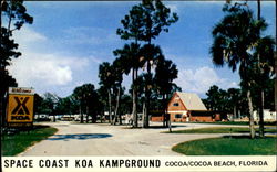 Space Coast KOA Kampground Postcard