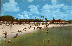 Spa beach St. Petersburg, FL Postcard 