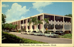 The Clearwater Public Library Florida Postcard Postcard