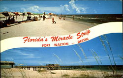 Florida's Miracle Strip, Fort Walton Destin, FL Postcard Postcard