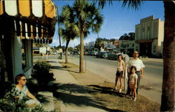 Downtown Fort Walton Beach, Florida Postcard