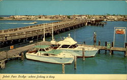 John's Pass Bridge - where fishing is king Postcard