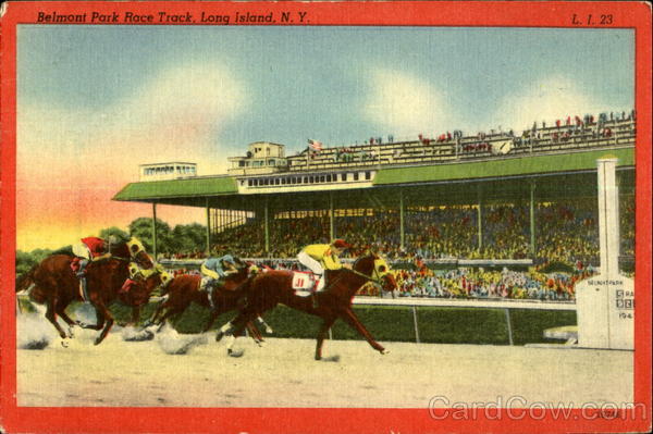 Belmont Park Race Track Long Island N Y Horse Racing Belmont Park Race Track Long Island N Y Horse Racing
