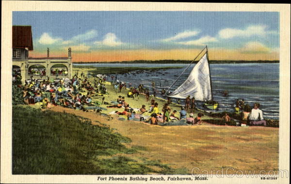 Fort Phoenix Bathing Beach, Fairhaven, Mass Massachusetts
