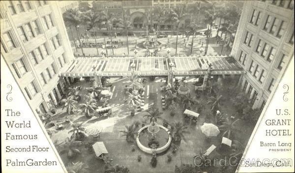 The World Famous Second Floor Palm Garden San Diego California