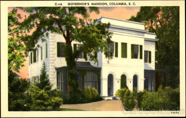 Governor's Mansion Columbia South Carolina