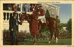Whirlaway, Kentucky Derby Winner Postcard