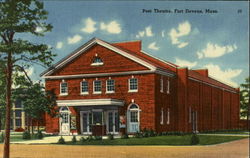 Post Theatre Fort Devens, MA Postcard Postcard