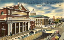 Symphony Hall and Horticultural Hall Boston, MA Postcard Postcard