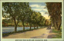 Silver Lake Wilmington, MA Postcard Postcard