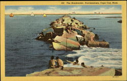 The Breakwater, Provincetown Postcard