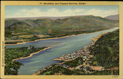 Ketchikan and Tongass Narrows, Alaska Postcard