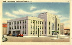 New York Central Station Postcard