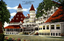 Hotel Del Coronado California Postcard Postcard