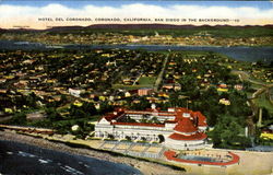 Hotel Del Coronado California Postcard Postcard