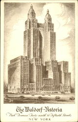 The Waldorf-Astoria Postcard