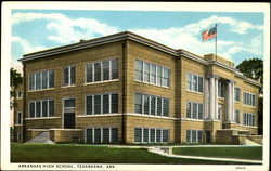 Arkansas High School, Texarkana, Ark Postcard Postcard