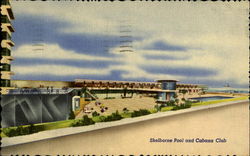 Shelborne Pool and Cabana Club Postcard