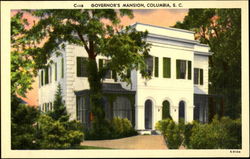 Governor's Mansion Columbia, SC Postcard Postcard